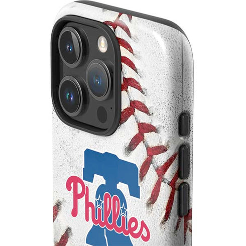 MLB Philadelphia Phillies Game Ball iPhone 16 Pro Impact Case